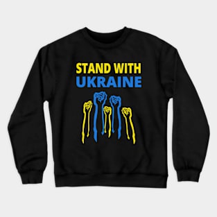 STAND WITH UKRAINE PROTEST RUSSIA PROTEST PUTIN Crewneck Sweatshirt